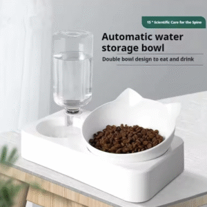 Bols double avec bouteille d'eau automatique