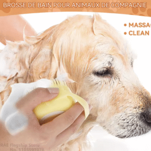 Brosse de bain animaux