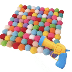 Pistolet à boules en peluche