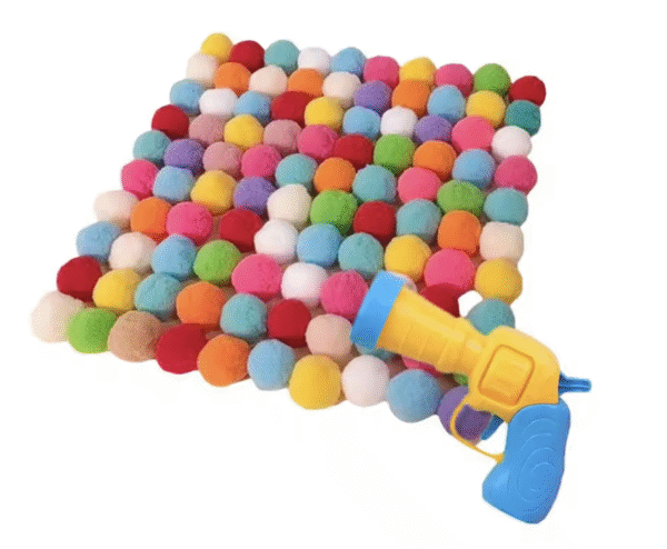 Pistolet à boules en peluche